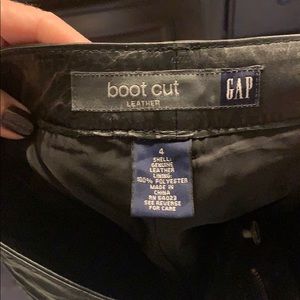 Gap Bootcut Leather Pants - Size 4
